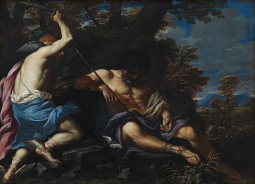Mercury Killing Argus, 1678, Girolamo Troppa