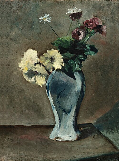 Anemones and anthemics in a vase, , Paul Gauguin