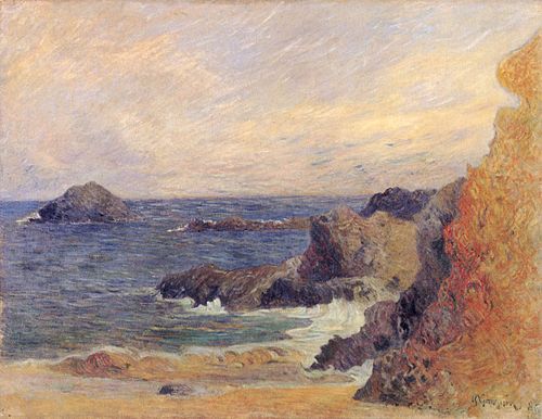 La côte rocheuse, 1886, Paul Gauguin