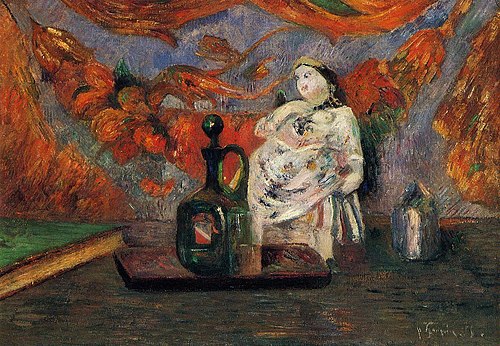 Still Life with Carafon and Figurine, 1885, Paul Gauguin