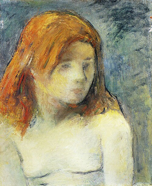 Bust of Nude Girl, 1884, Paul Gauguin