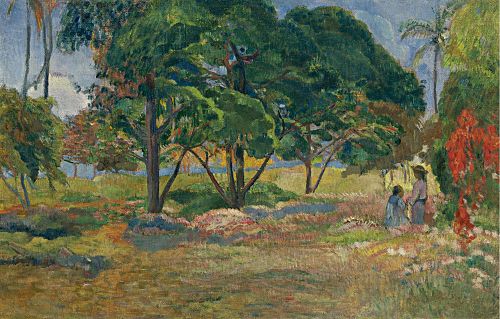 Paysage aux trois arbres, 1892, Paul Gauguin