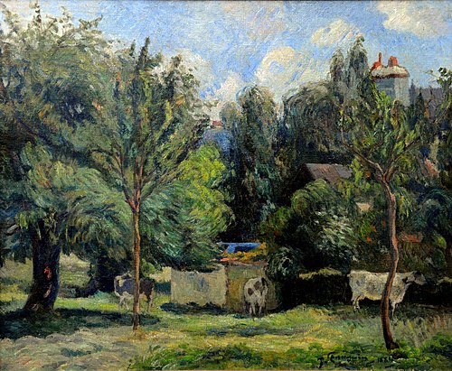Les Trois vaches, 1884, Paul Gauguin