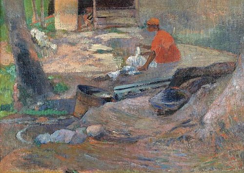 La Petite laveuse, 1887, Paul Gauguin