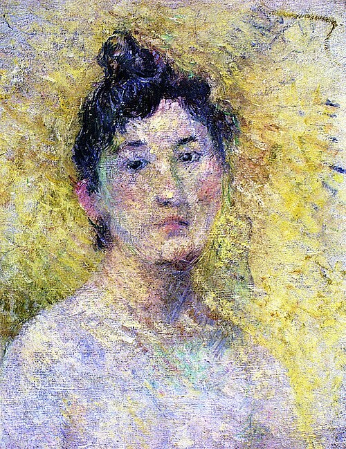 Portrait de femme, 1881, Paul Gauguin