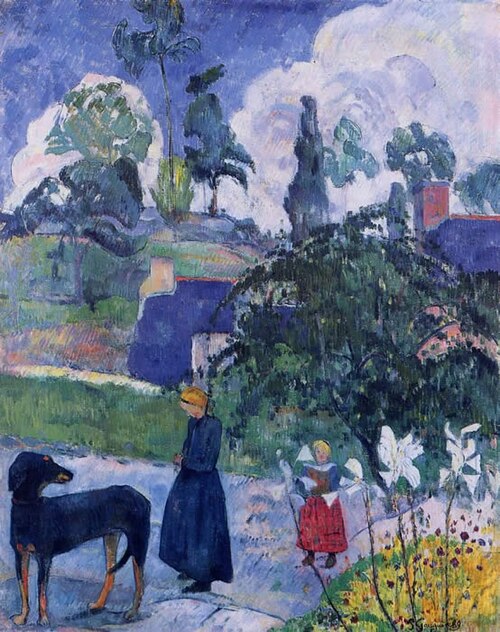 Among the Lilies, 1889, Paul Gauguin