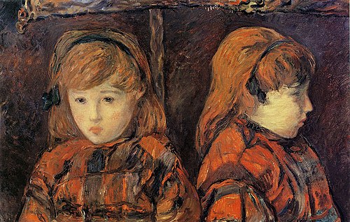 Double Portrait of a Young Girl, 1883, Paul Gauguin