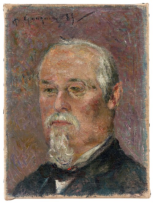 Portrait of Philibert Favre, 1885, Paul Gauguin