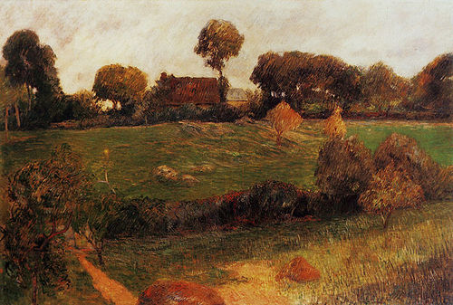 Farm in Brittany II, 1886, Paul Gauguin