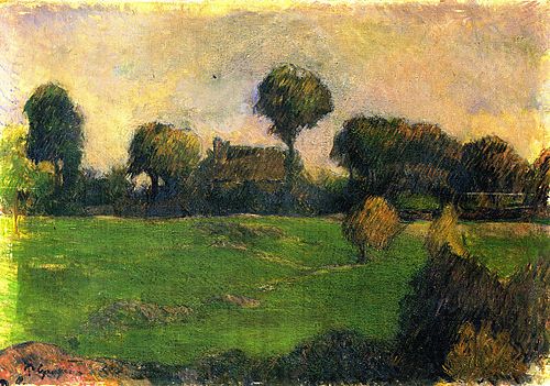 Farm in Brittany I, 1886, Paul Gauguin