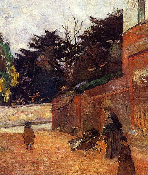 The Artist's Children, Impasse Malherne, 1884, Paul Gauguin