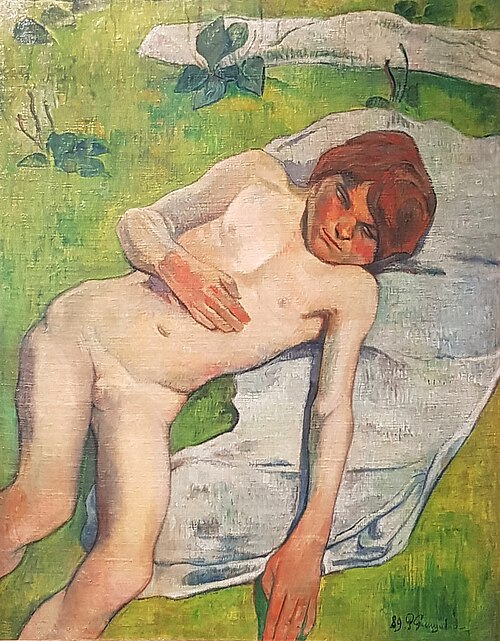 petit Breton nu, 1889, Paul Gauguin