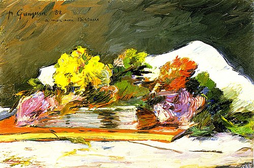 Flowers and Books, 1882, Paul Gauguin