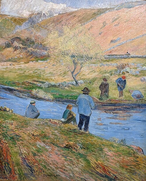 Breton Fishermen, 1888, Paul Gauguin