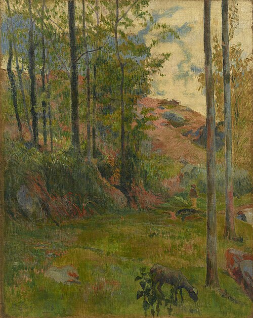 Chemin en bas de Pont-Aven, 1888, Paul Gauguin