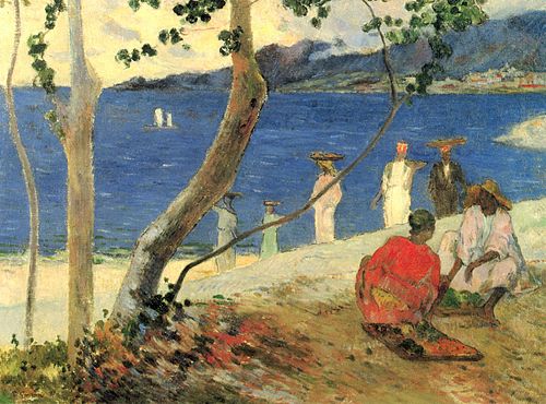 Porteuses de fruits à l'anse Turin, ou Bord de mer II, 1887, Paul Gauguin