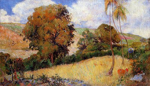 Martinican Meadow, 1887, Paul Gauguin