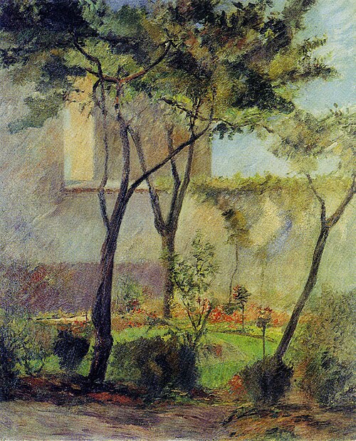Corner of the Garden, rue Carcel, 1881, Paul Gauguin