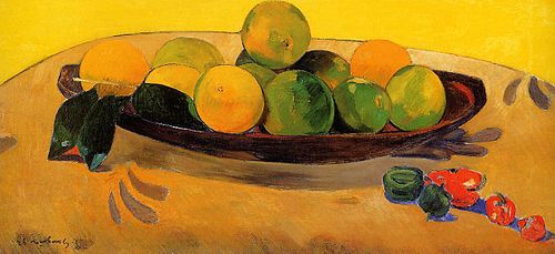 Still Life with Tahitian Oranges, 1892, Paul Gauguin