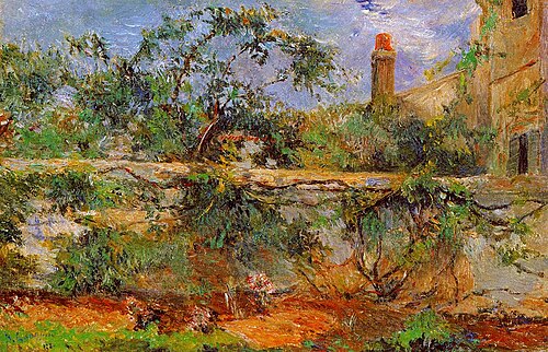 Party Wall, 1881, Paul Gauguin