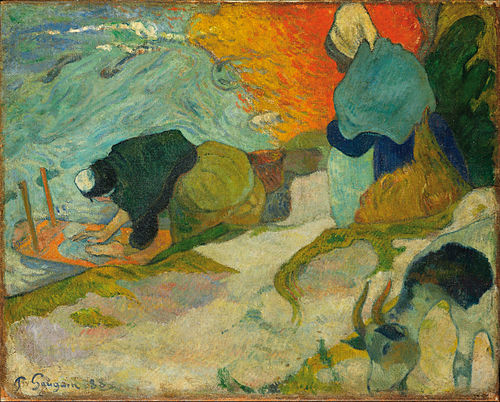 Les Laveuses à Arles, 1888, Paul Gauguin