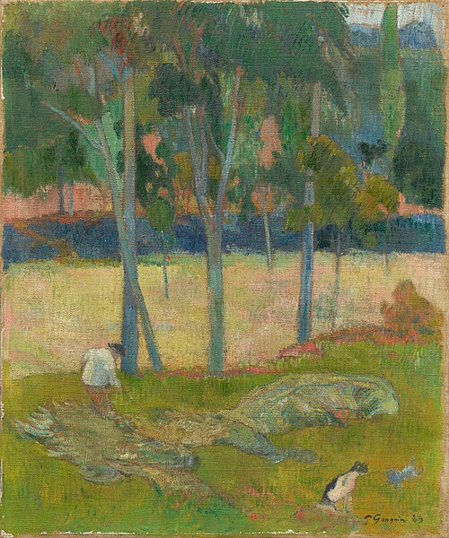 Les foins, 1889, Paul Gauguin