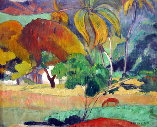 Apatarao (Quartier de Papeete), 1893, Paul Gauguin