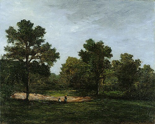Clairière I, 1873, Paul Gauguin
