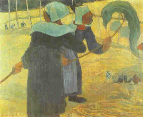 Les faneuses, 1889, Paul Gauguin