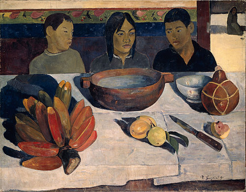 The Meal (The Bananas), 1891, Paul Gauguin