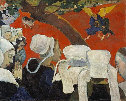 Vision après le sermon, 1888, Paul Gauguin