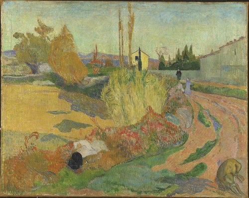 Landscape from Arles, 1888, Paul Gauguin