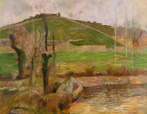 L'Aven en contre bas de la Montagne Sainte-Marguerite, 1888, Paul Gauguin