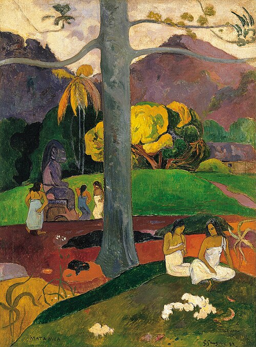 Autrefois, 1892, Paul Gauguin