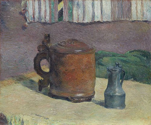 Nature morte à la cruche d'argile et à la tasse en fer, 1880, Paul Gauguin