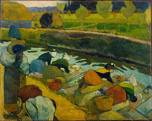 Les Laveuses à Arles I (La Roubine du Roi), 1888, Paul Gauguin