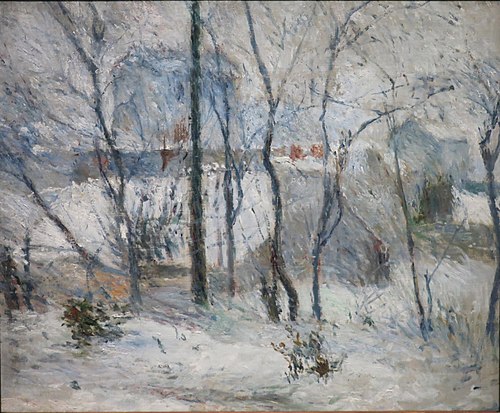 Jardin sous la neige II, 1879, Paul Gauguin