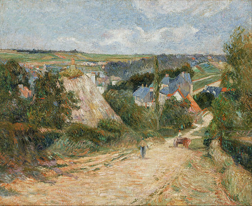 Entrance to the Village of Osny, 1882, Paul Gauguin