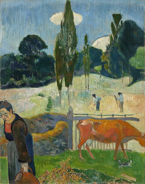 The Red Cow, 1889, Paul Gauguin