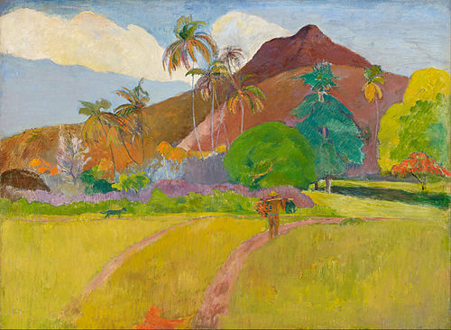 Tahitian Landscape, 1891, Paul Gauguin