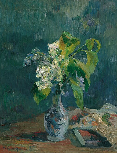 Lilacs, 1885, Paul Gauguin