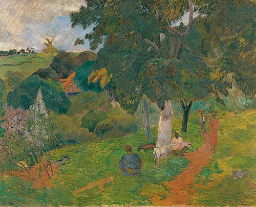 Coming and Going, Martinique, 1887, Paul Gauguin