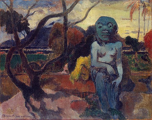 Rave te hiti aamu (The Idol), 1898, Paul Gauguin