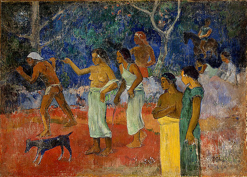 Scene from Tahitian Life, 1896, Paul Gauguin
