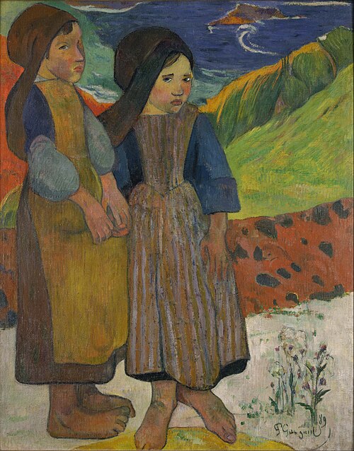 Bretonnes près de la mer, 1889, Paul Gauguin