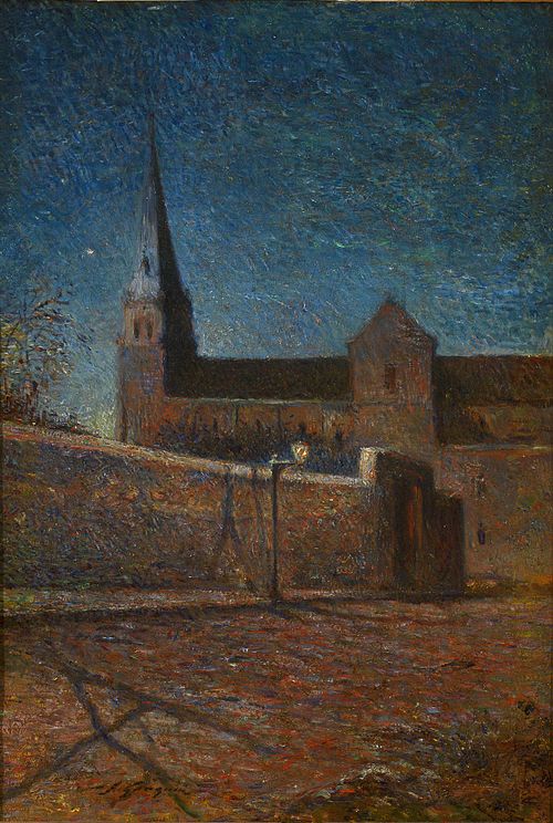 Vaugirard Church by Night, 1879, Paul Gauguin