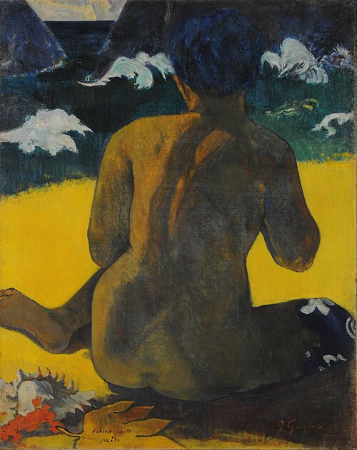 Woman at the beach, 1892, Paul Gauguin