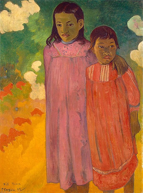 Piti Teina, 1892, Paul Gauguin