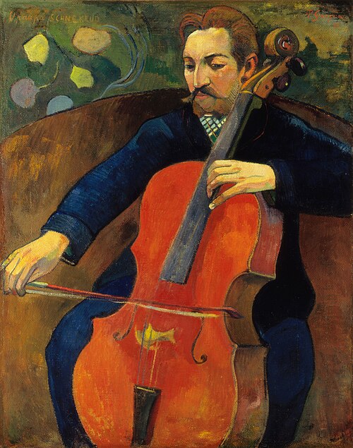 Le Voloncelliste, 1894, Paul Gauguin