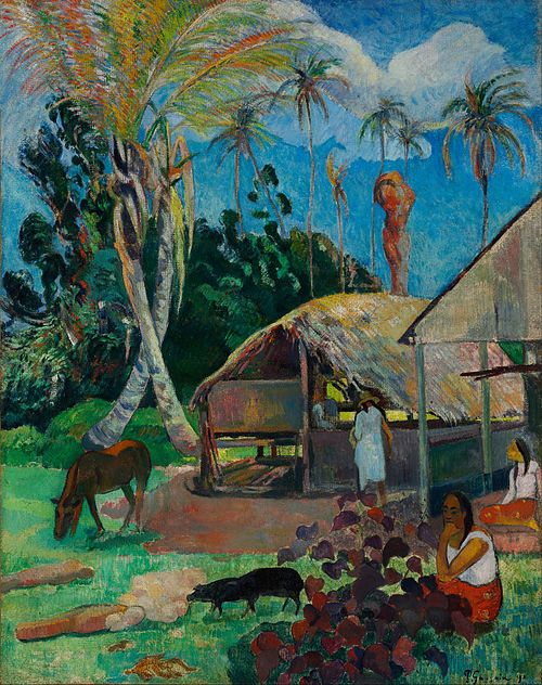 The Black Pigs, 1891, Paul Gauguin